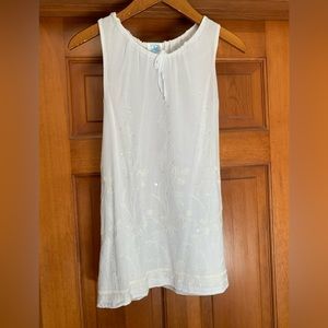 Little girls, summer white dress